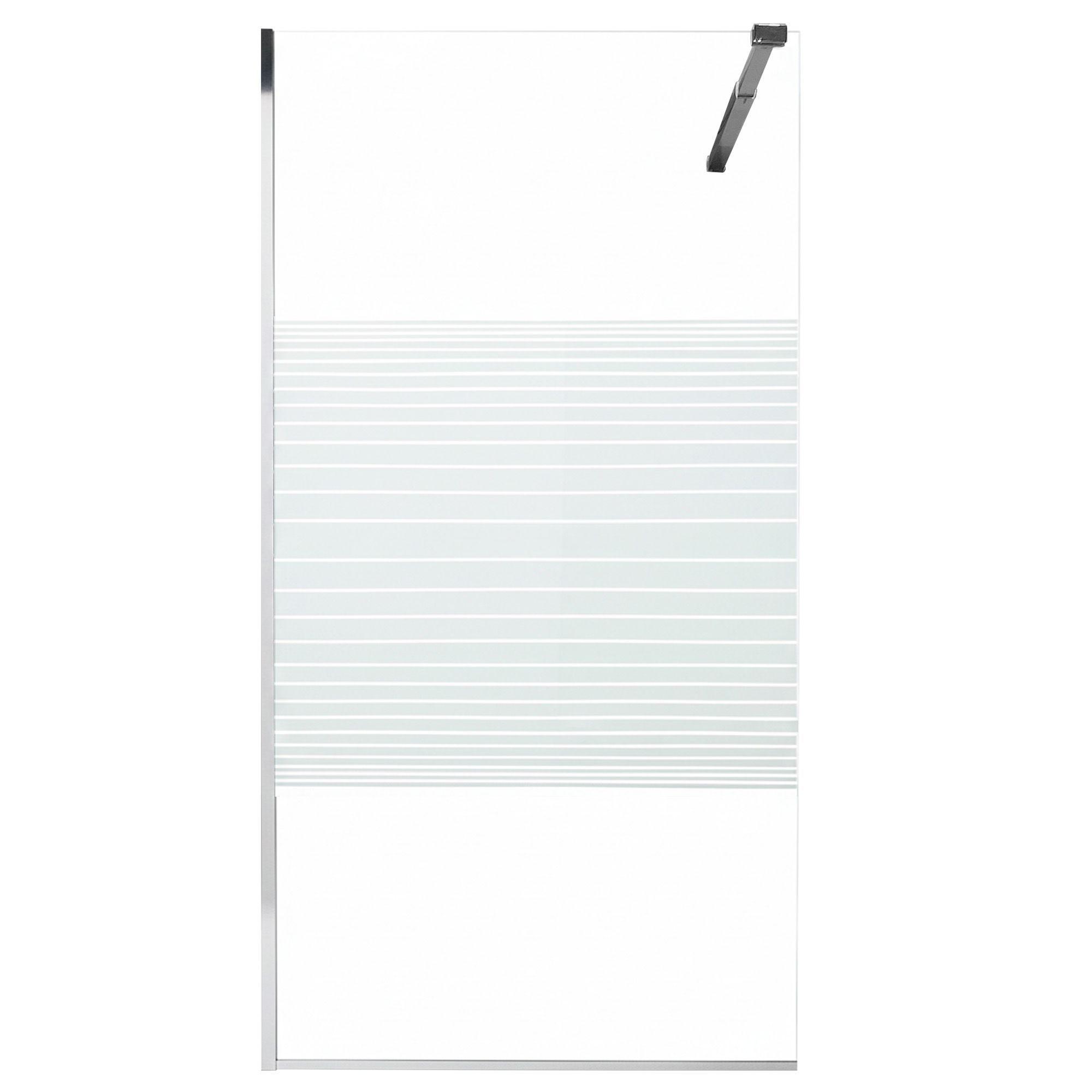 Mampara Fija de Baño Strava Blanca Joytek 190×90 cm Vidrio Templado 8 mm-4