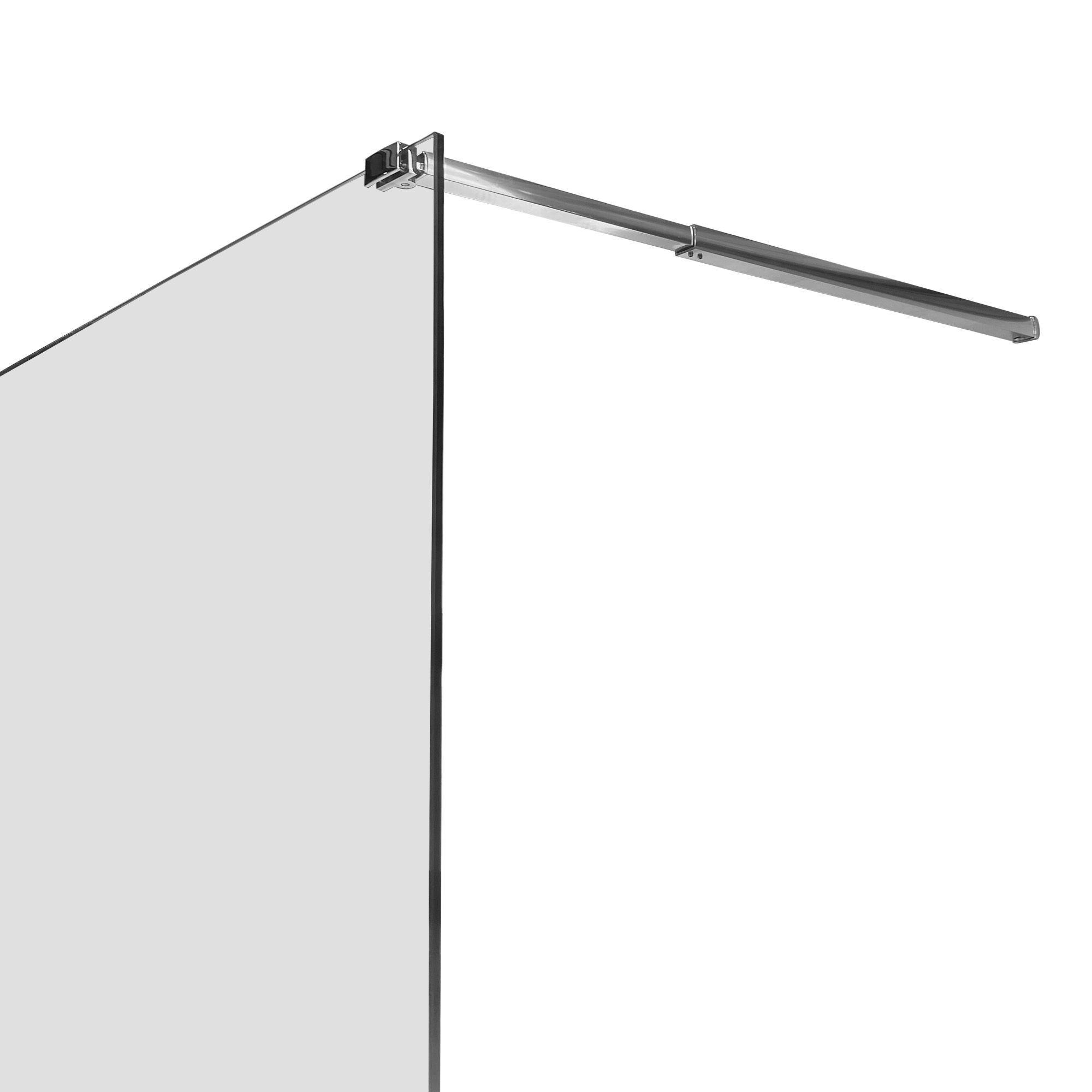 Mampara Fija de Baño Strava Blanca Joytek 190×90 cm Vidrio Templado 8 mm-5