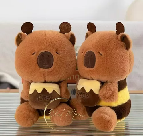 Peluche Capibara Disfraz Abejita Tierno Y Suave Kawaii-2