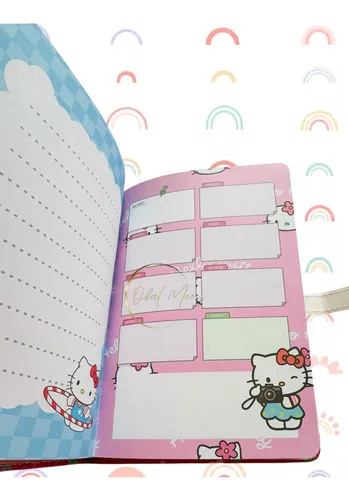 Pack Libreta Hello Kitty, Marca Páginas, 2 Lápices Grafitos-4