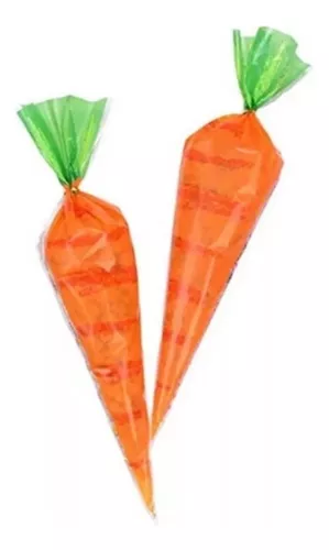 Set Bolsitas Diseño Zanahoria, Pascua Resurrección 50 Un-3