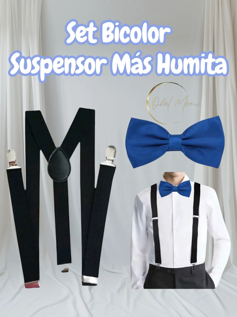 Suspensores Mas Humita Adulto Bicolor Outfit Elegante-2