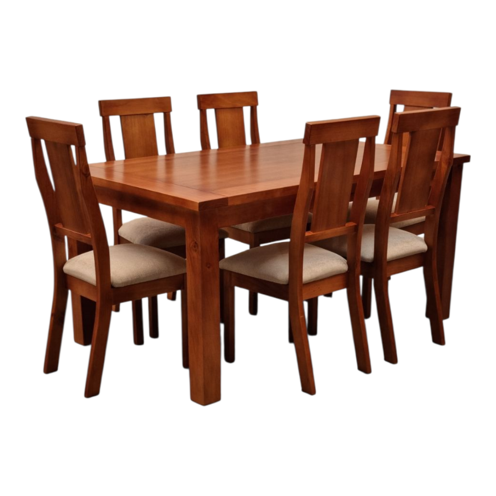Comedor 6 Sillas Munich Color Canela-6