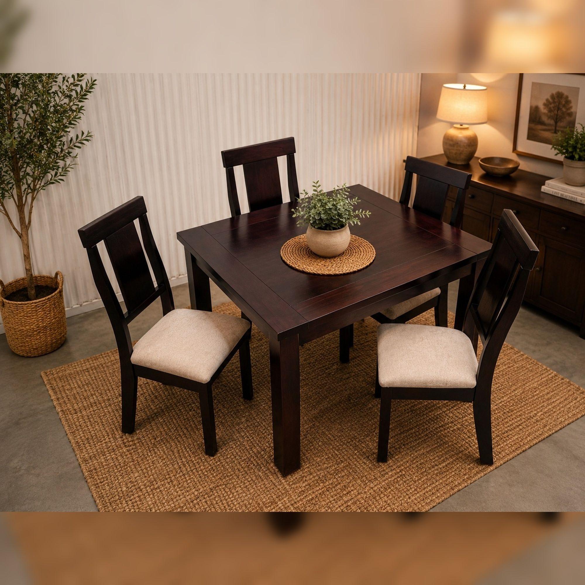 Comedor 4 Sillas Munich Color Chocolate-1