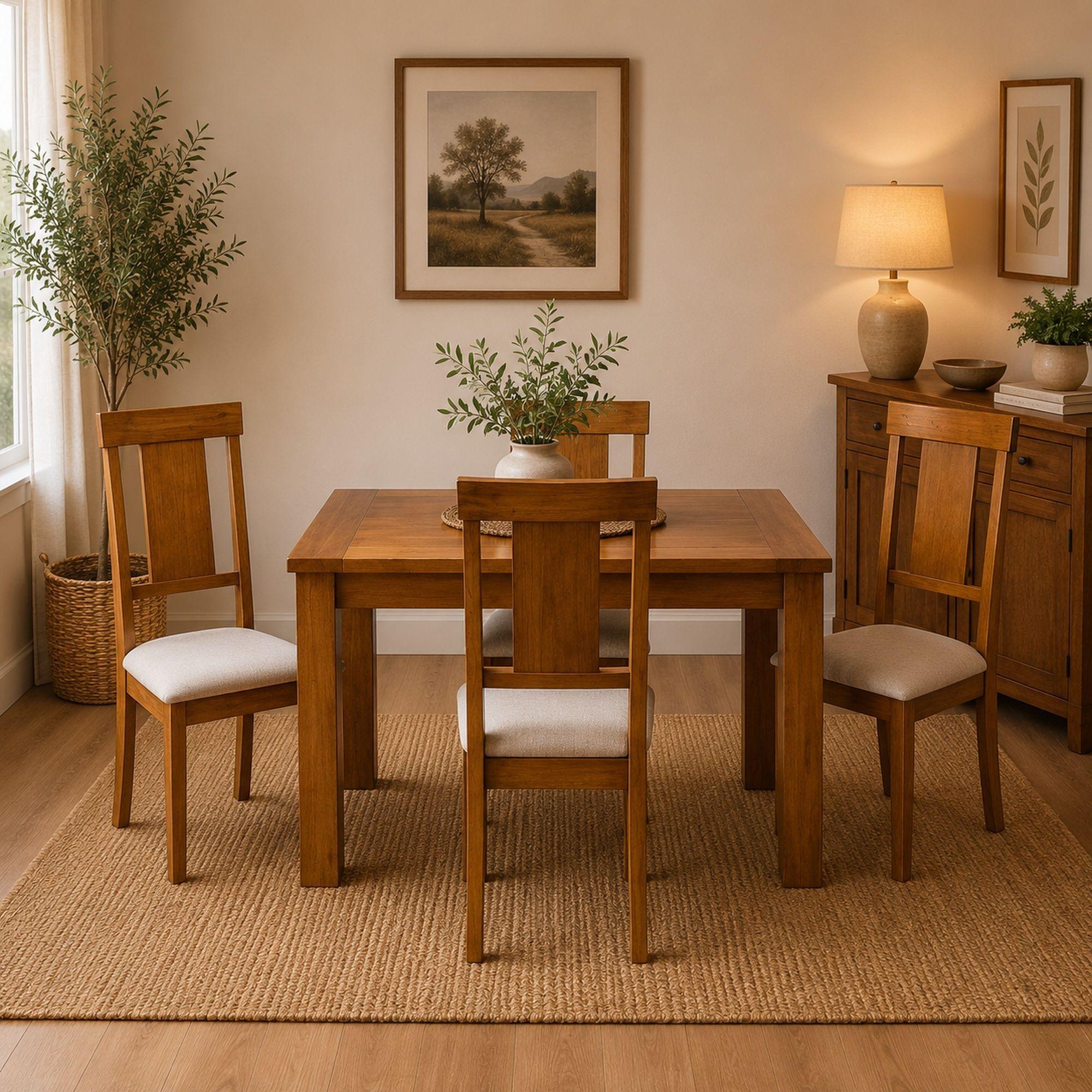 Comedor 4 Sillas Munich Color Caramela-2