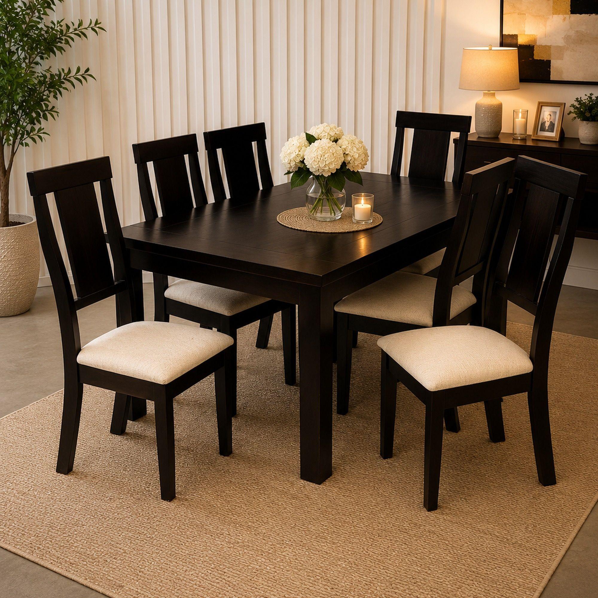 Comedor 6 Sillas Munich Color Chocolate-2
