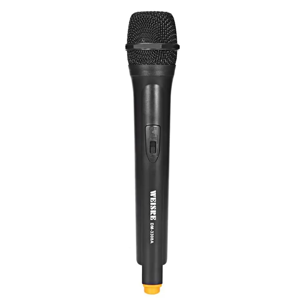 Micrófono Inalámbrico Profesional VHF con receptor, WEISRE DM – 3308A-3