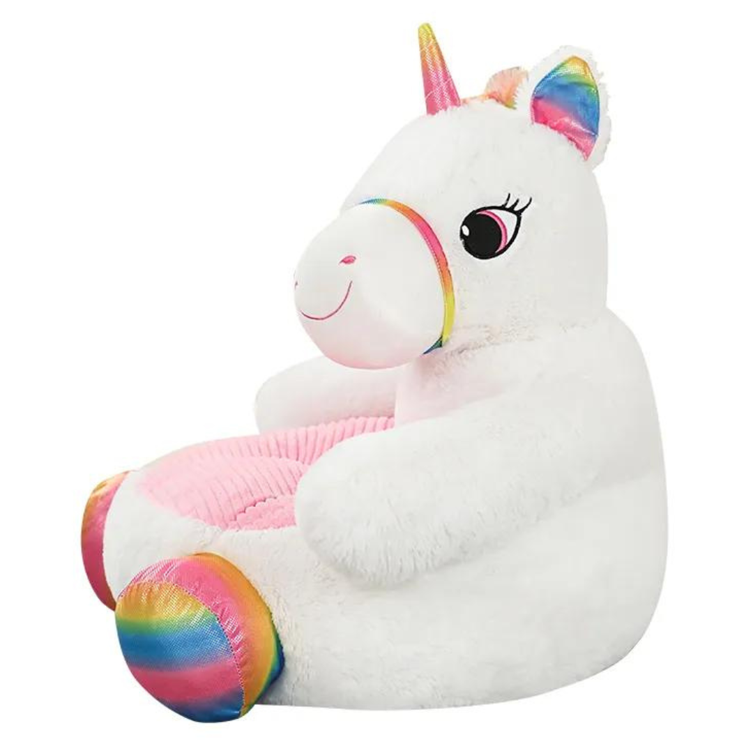Mini Sofá De Felpa Unicornio Infantil-0