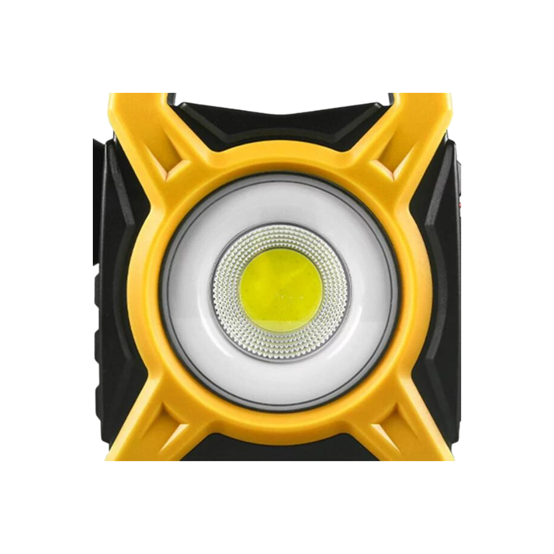 Linterna Multifuncional Con Panel Solar Verde y Amarillo-3