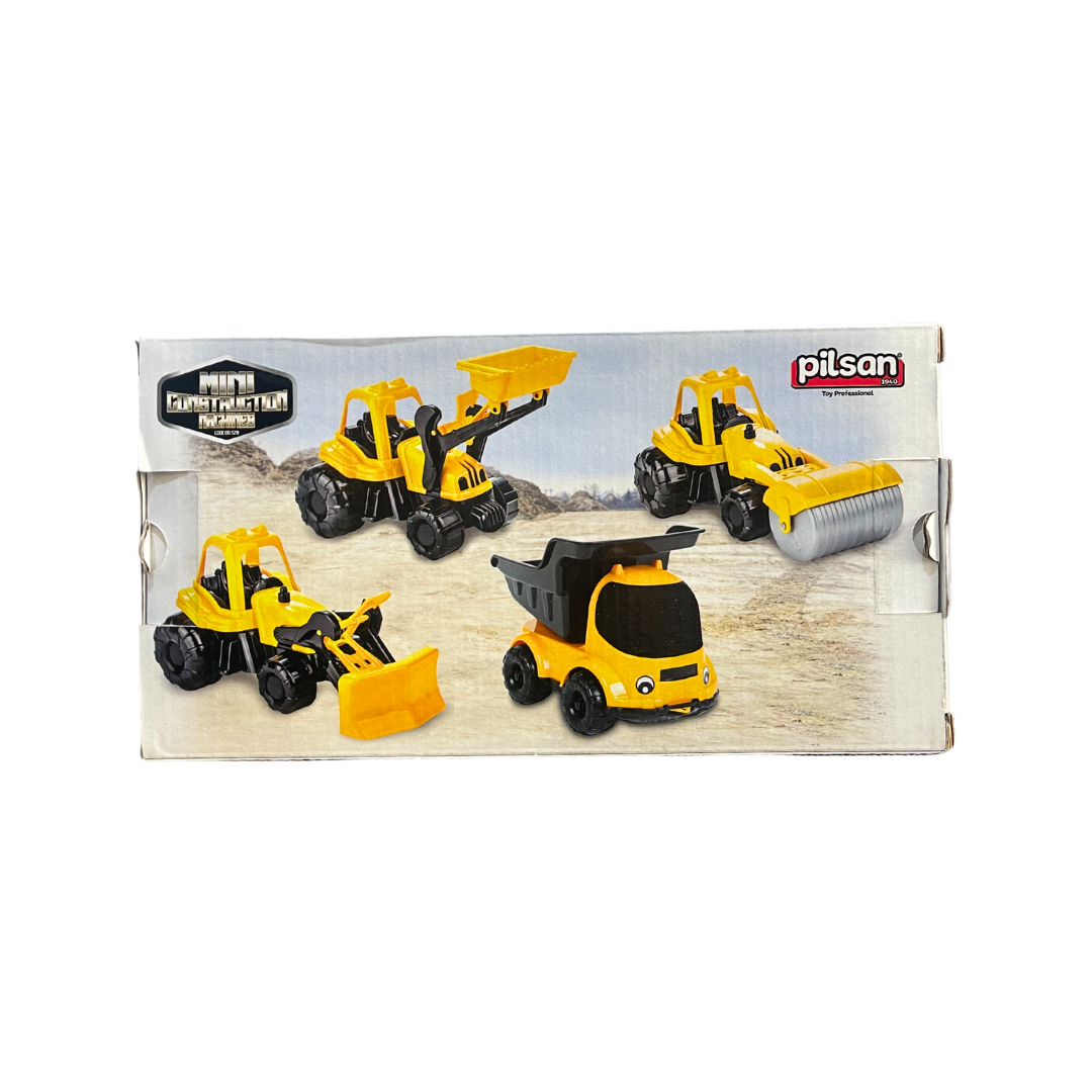 Mini Camión De Volteo Juguete Construcción Amarillo-5