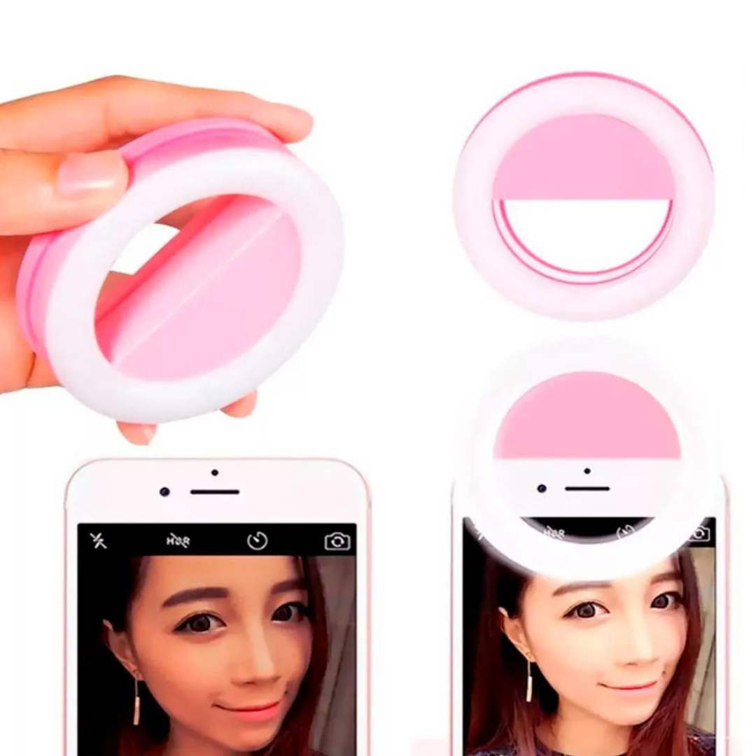 Aro Luz Led Celular Selfie Anillo 3 Modos Iluminación Usb-5