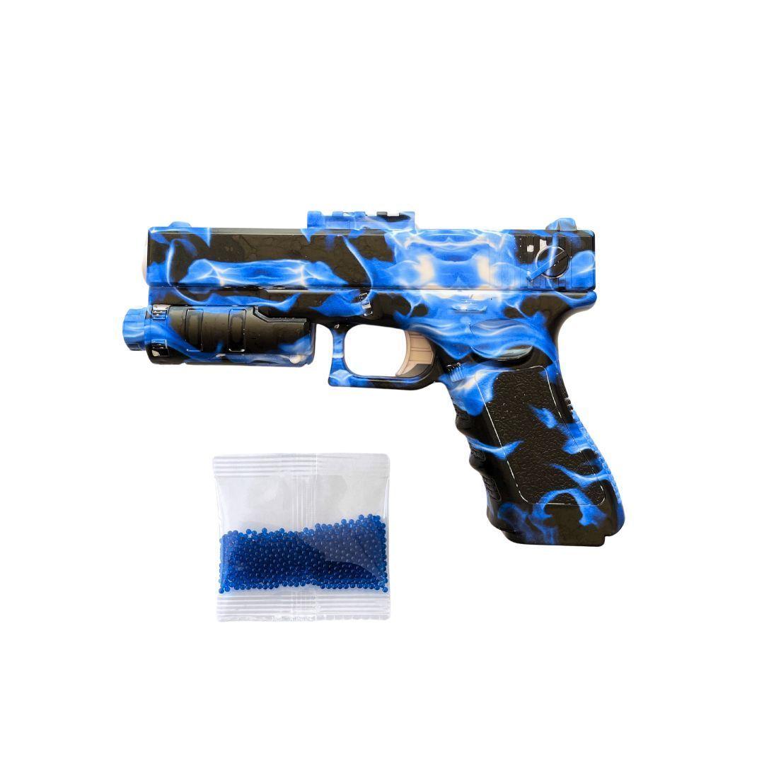  Pistola De Hidrogel Con Laser y Sonido Glock-0