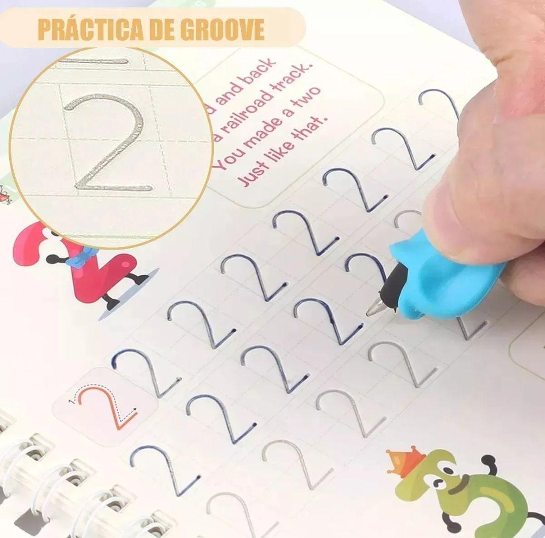 kit 4 Cuadernos magicos caligrafia reutilizables-6