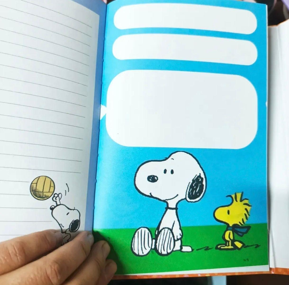 Agendas Holograficas Premium Pasta Dura Snoopy-2