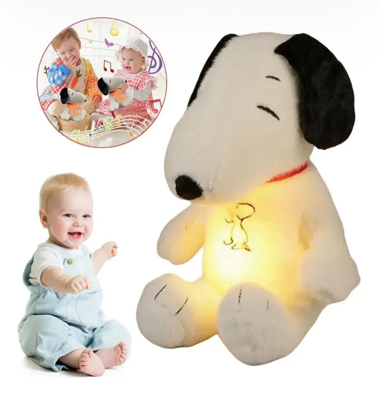 Peluche Snoopy Respirador Con Luz-0