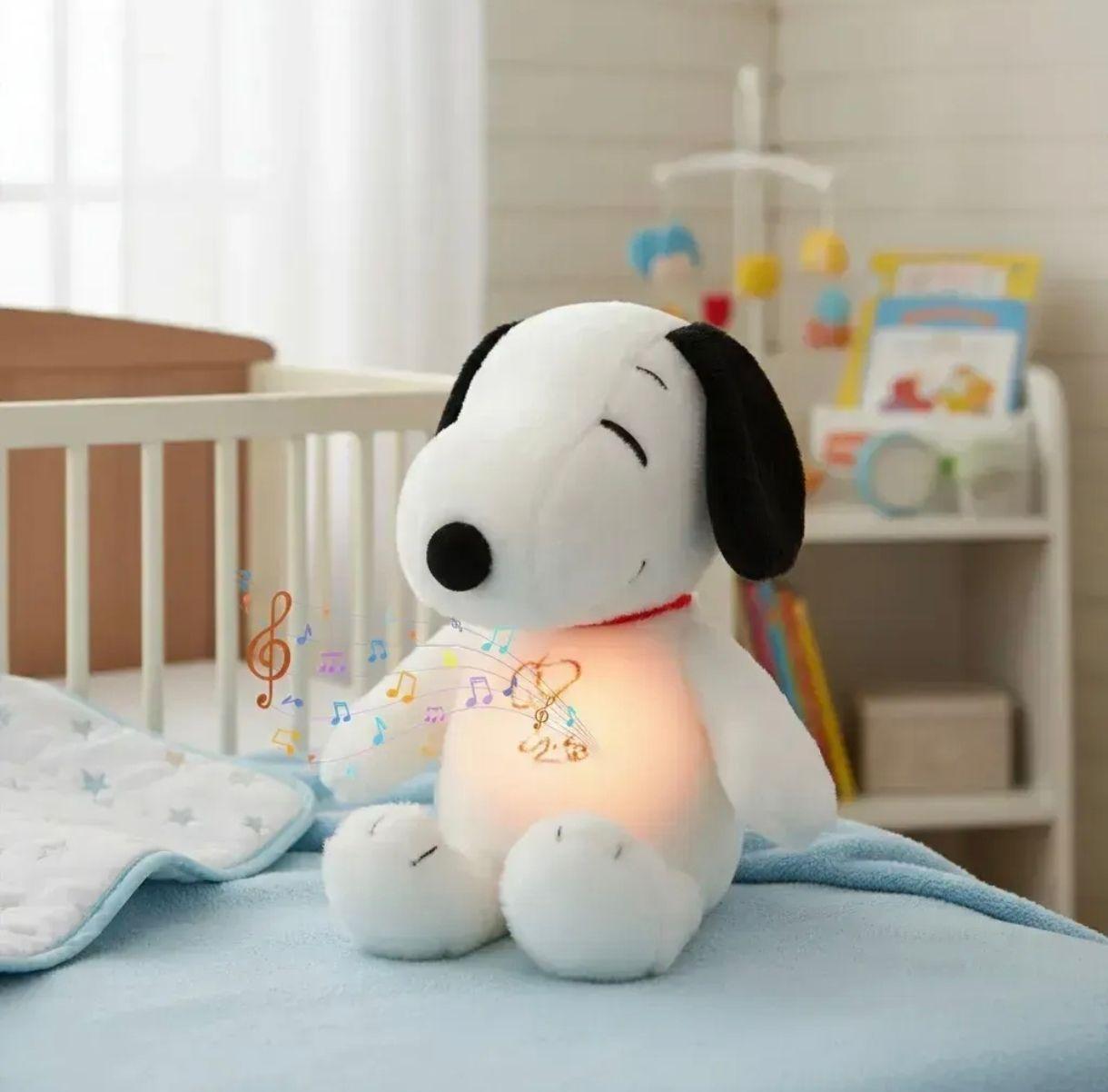 Peluche Snoopy Respirador Con Luz-2