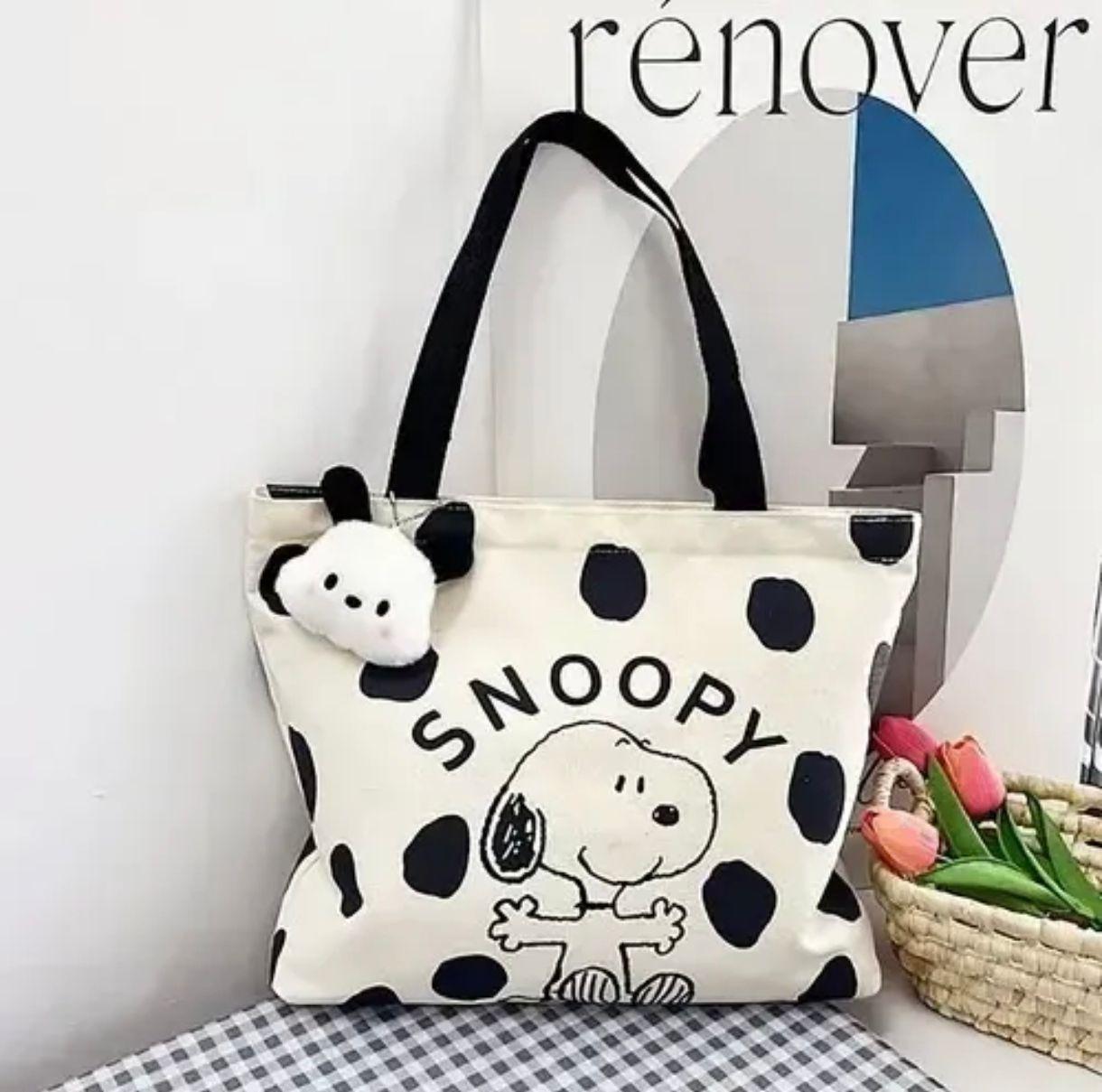 Bolso Snoopy Tote Bag De Hombro-3