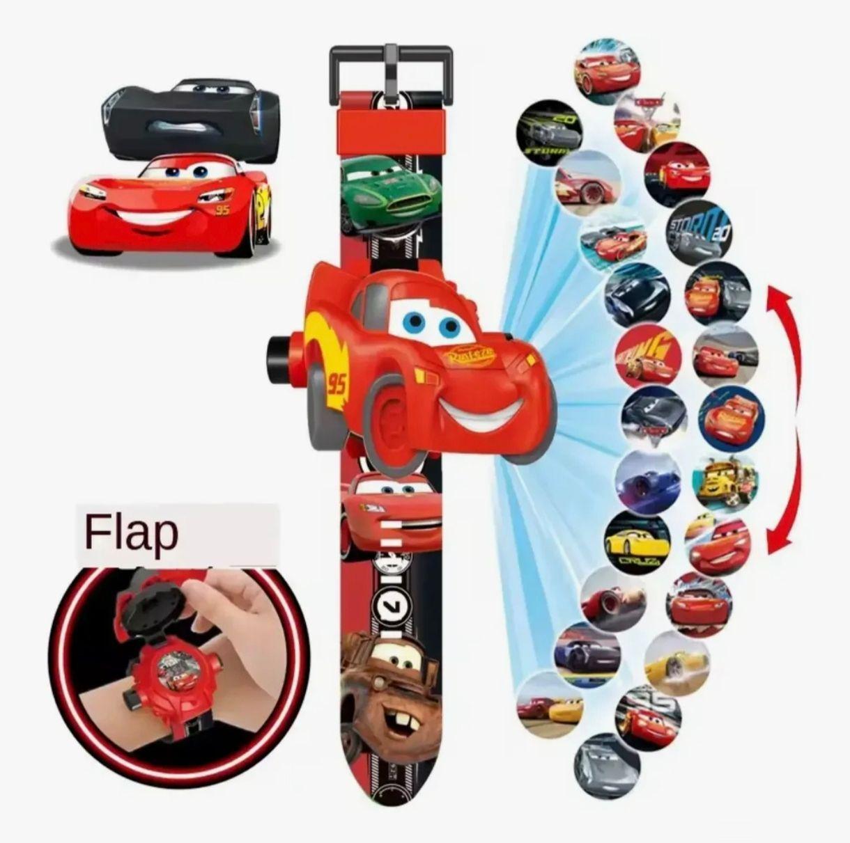 Reloj Proyector De 24 Imagenes Personajes Animados-0