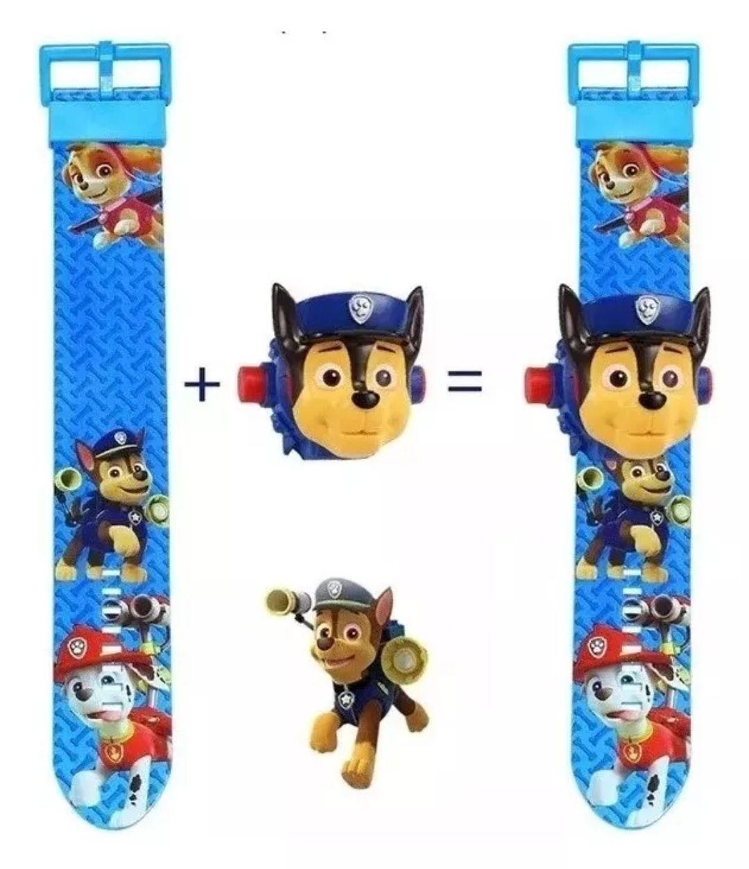 Reloj Digital Paw Patrol con Proyector-3