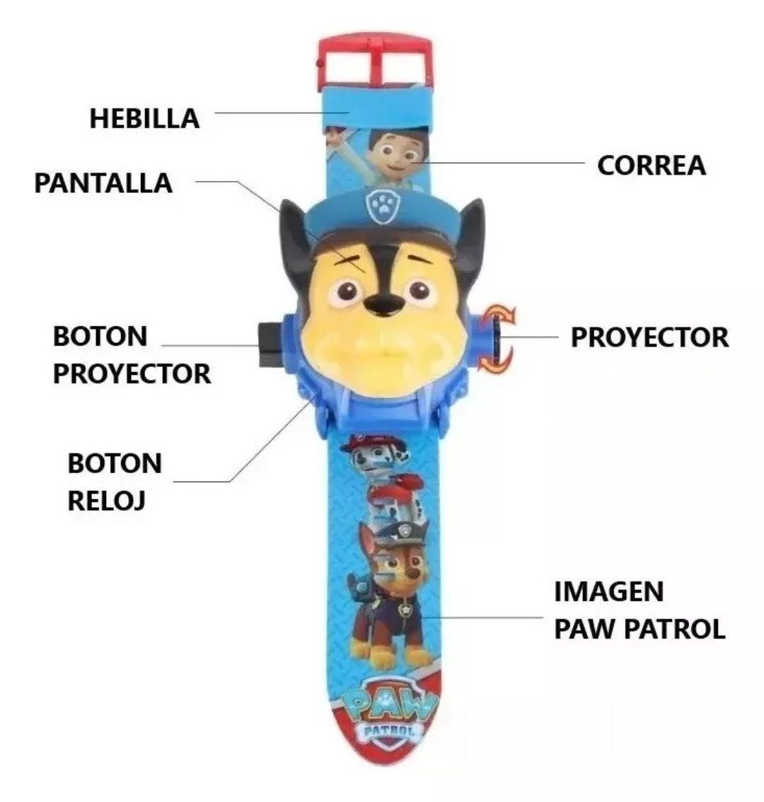 Reloj Digital Paw Patrol con Proyector-6