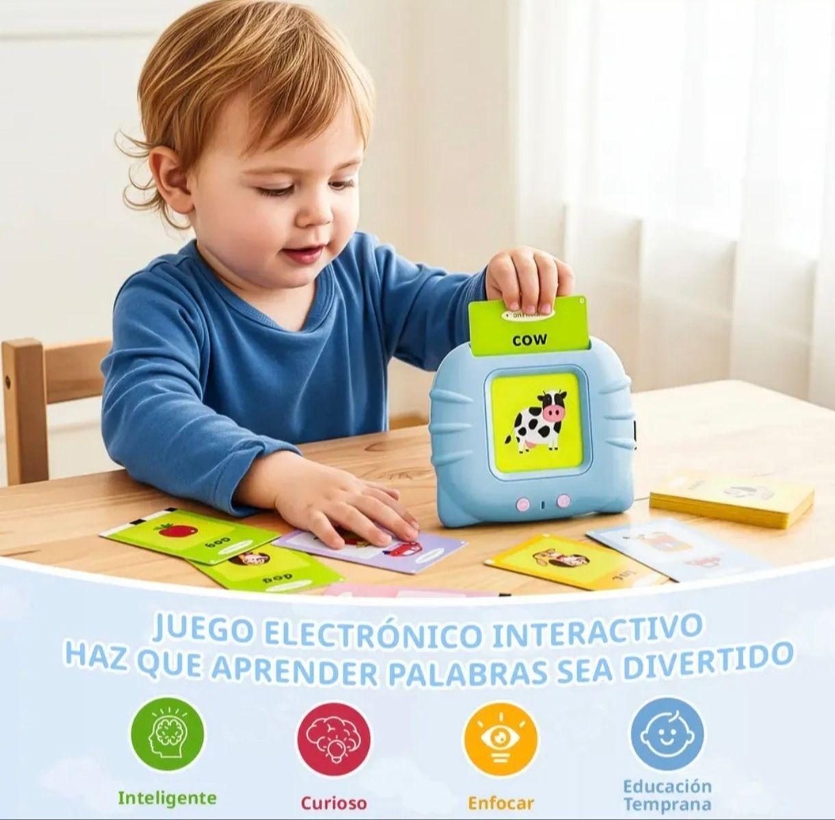 Juguete Didactico Lector De Tarjetas Educativo Con Sonido-3
