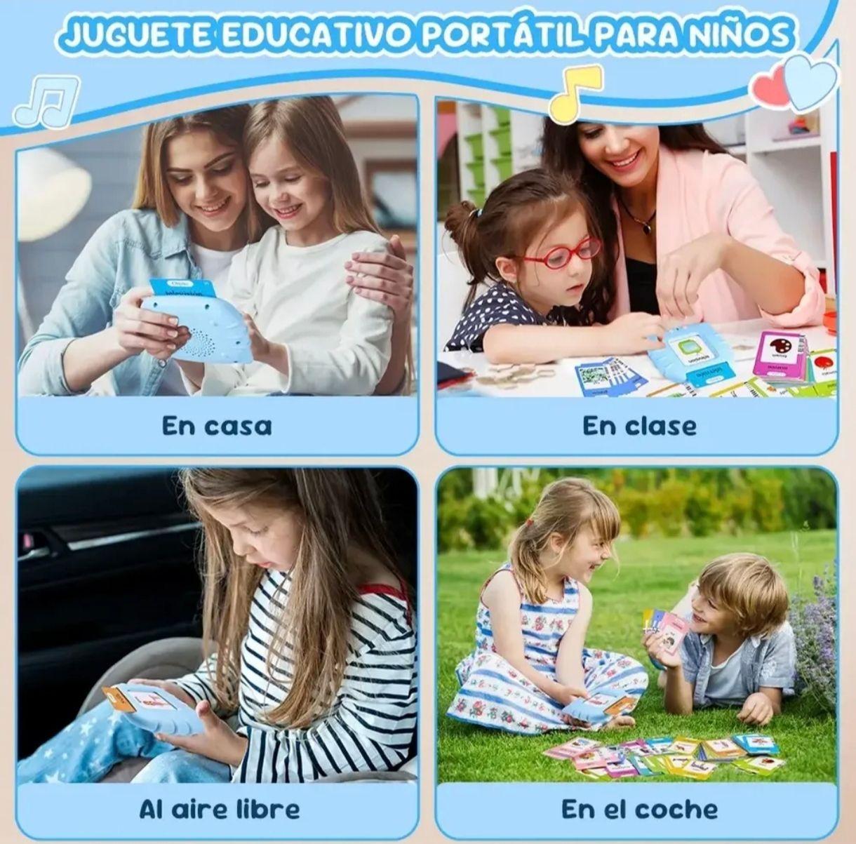 Juguete Didactico Lector De Tarjetas Educativo Con Sonido-4