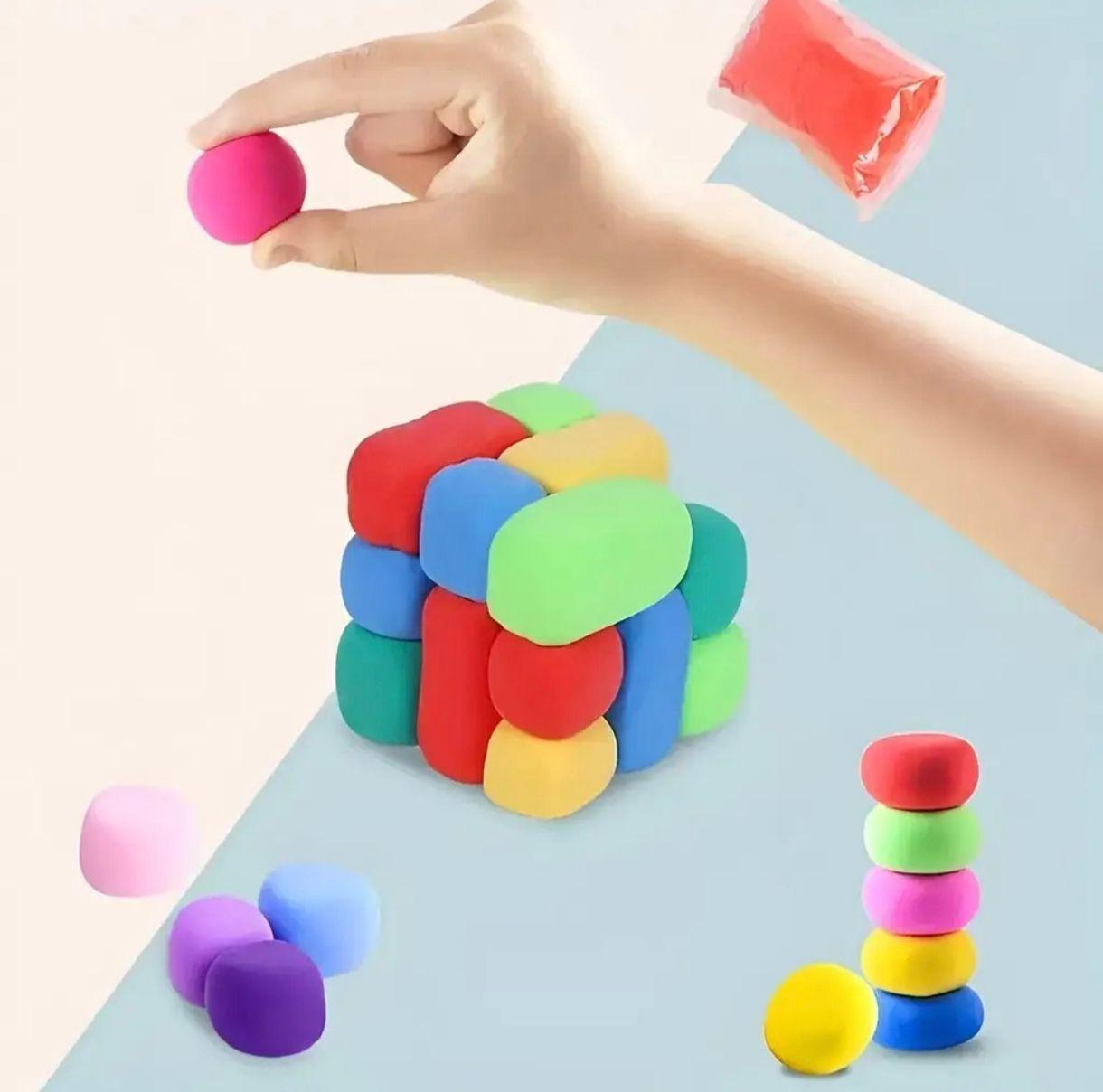Pack 24 Masa Moldeable Slime Tipo Foamy Para Ni os-3