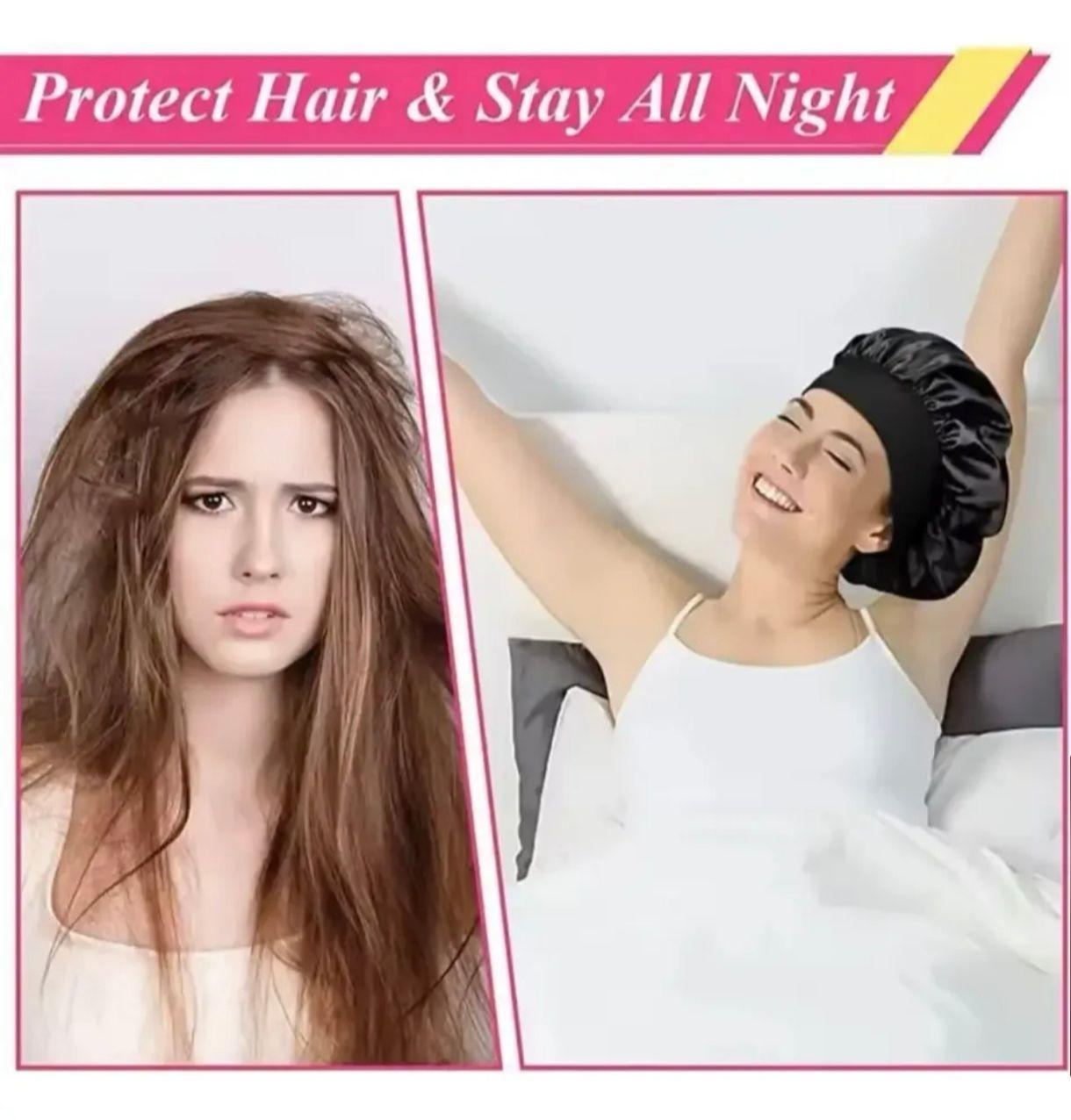 Pack Gorro Satin Para El Cuidado Del Cabello-2