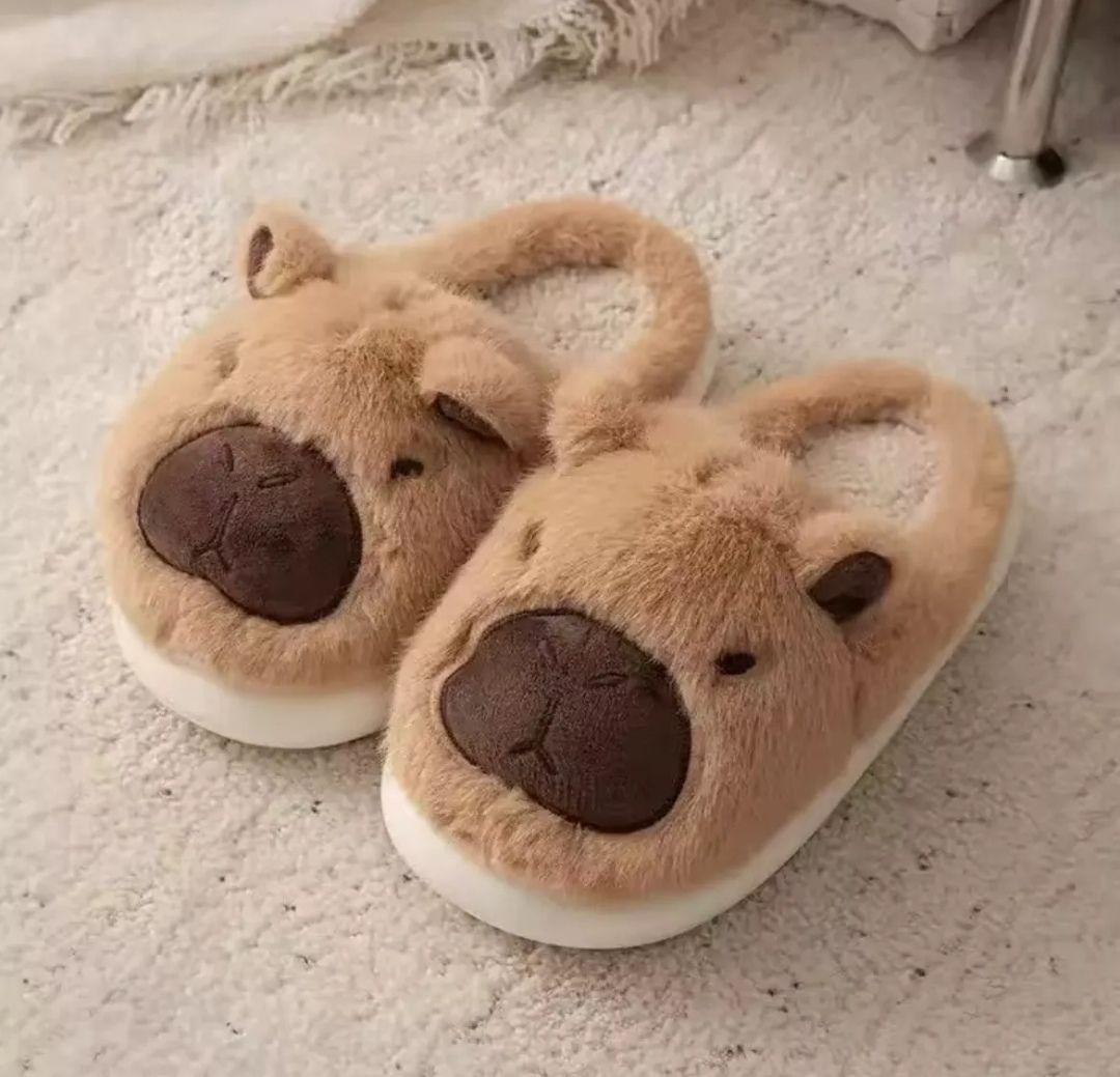Pantuflas capibara infantil-1