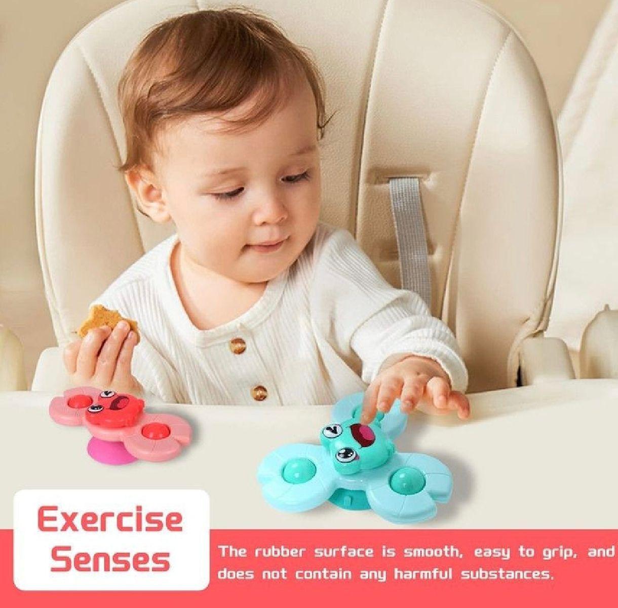 Set 3 Spinner Giratorio Con Ventosa Sensorial-3
