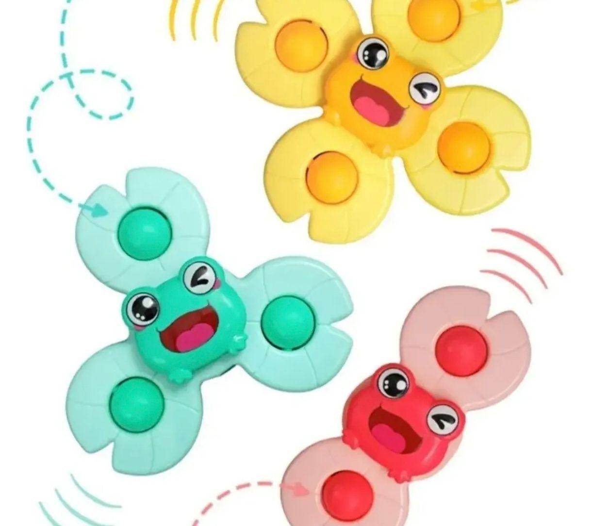 Set 3 Spinner Giratorio Con Ventosa Sensorial-4