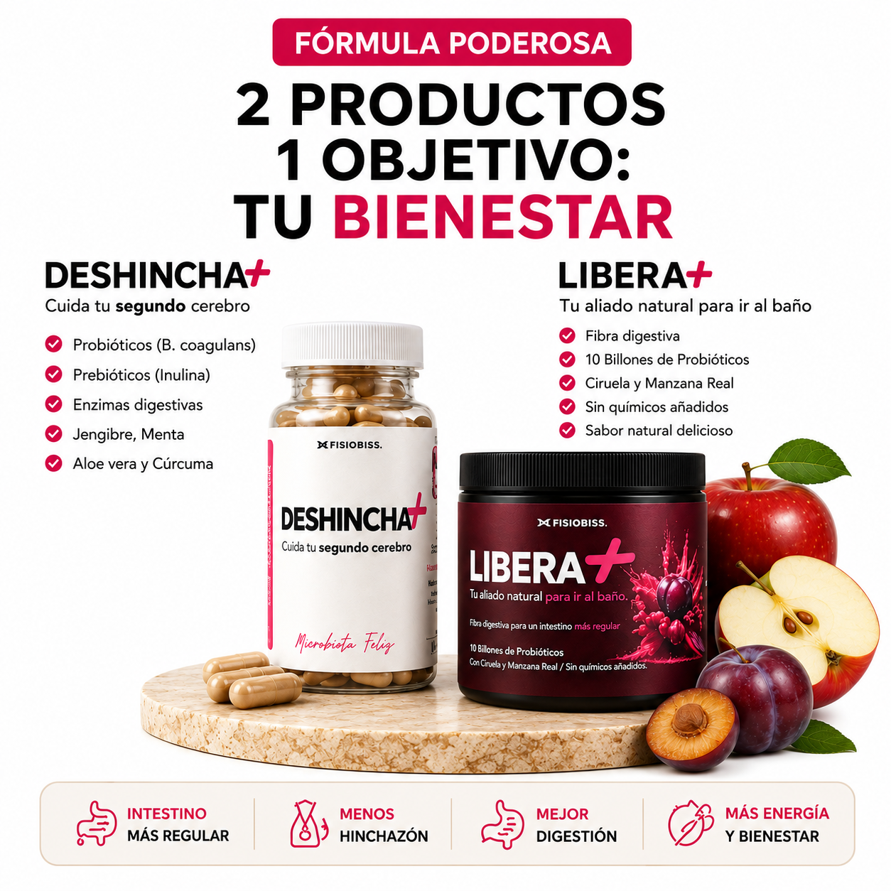 kit Suplementos Libera mas 300 g y Deshincha mas 60 Cápsulas-4