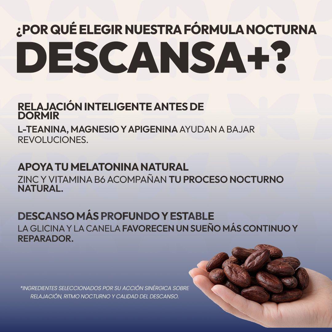 Cacao Nocturno Magnesio L teanina Apoyo Al Descanso 240g-6