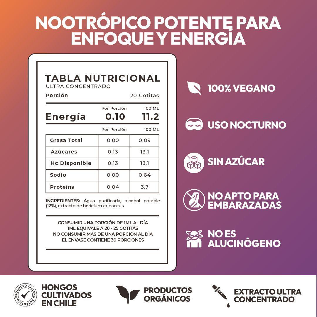 Melena de Le n Reishi Extracto Gotas 30ml Pack X2 FISIOBISS-4