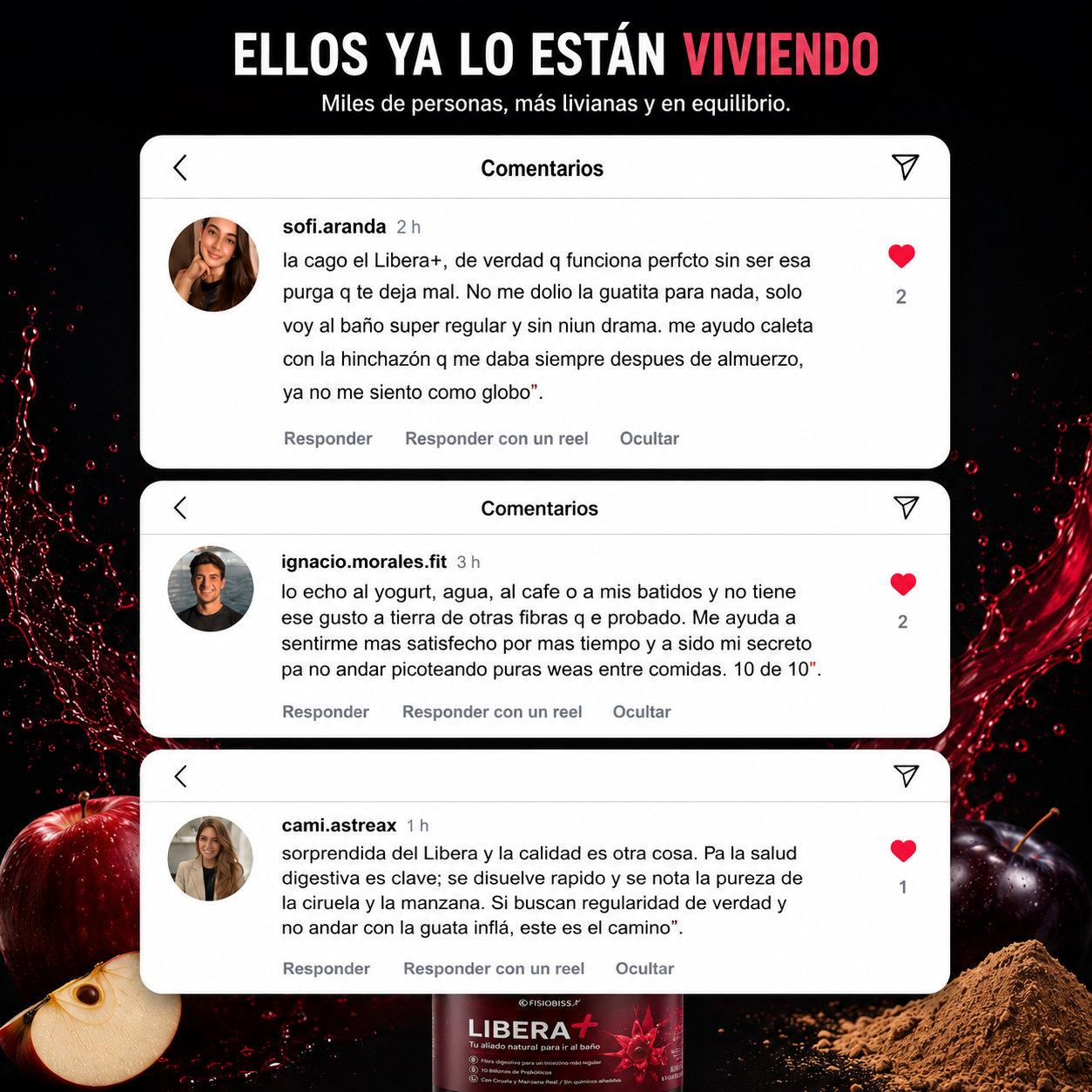 LIBERA Fisiobiss Fibra Natural con Probi ticos 300g-2