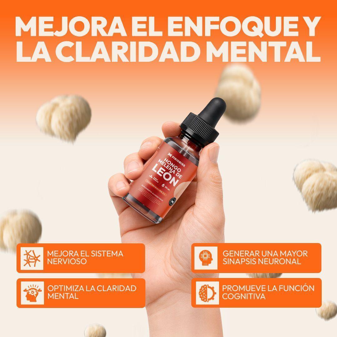 Extracto de Melena de Leon Fisiobiss 30 ml Suplemento Alimenticio-2