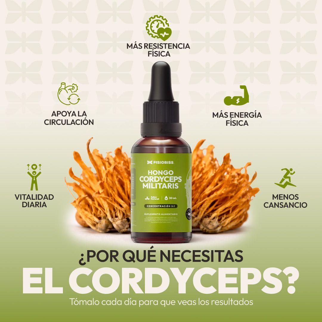 Extracto Cordyceps Militaris FisioBiss 3 1 30 ml Bienestar Diario-2
