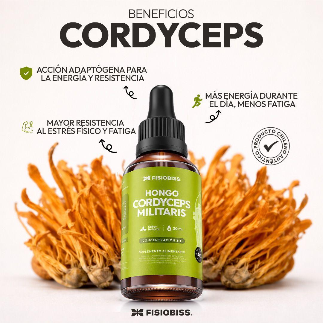 Extracto Cordyceps Militaris FisioBiss 3 1 30 ml Bienestar Diario-3