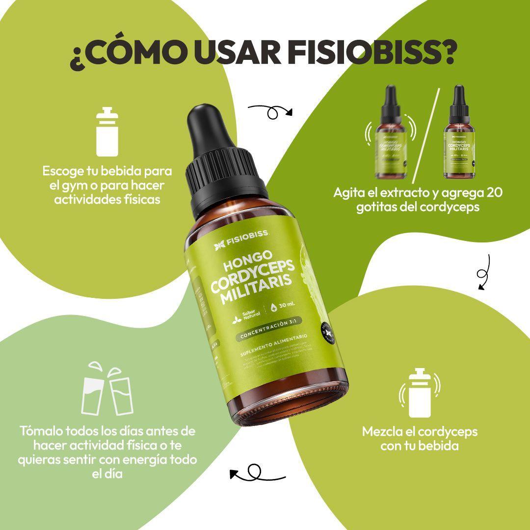 Extracto Cordyceps Militaris FisioBiss 3 1 30 ml Bienestar Diario-4