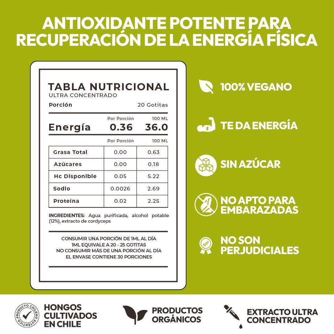 Extracto Cordyceps Militaris FisioBiss 3 1 30 ml Bienestar Diario-6