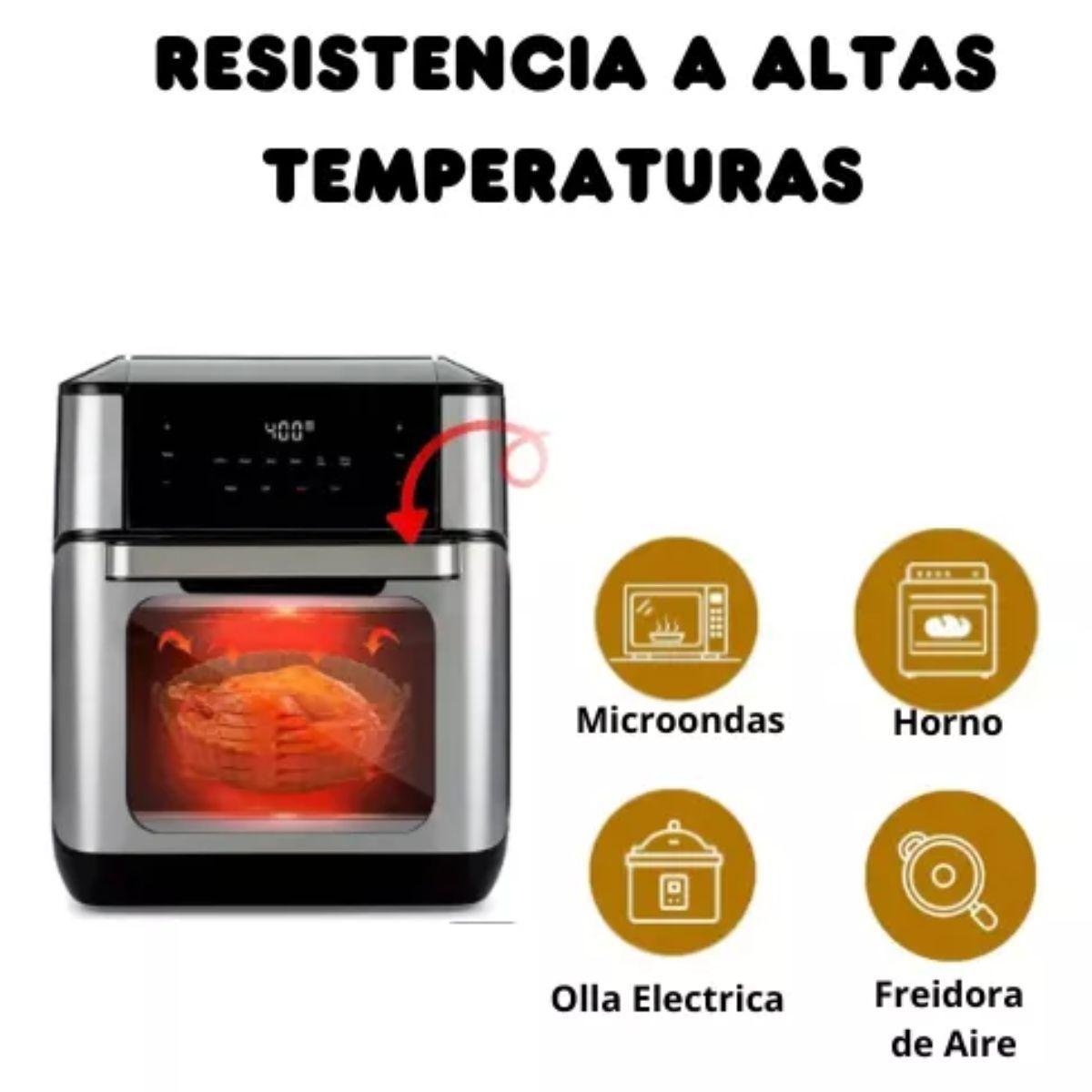 Pack 6 Piezas Desilicon Anti Adherente Para Freidora De Aire-3