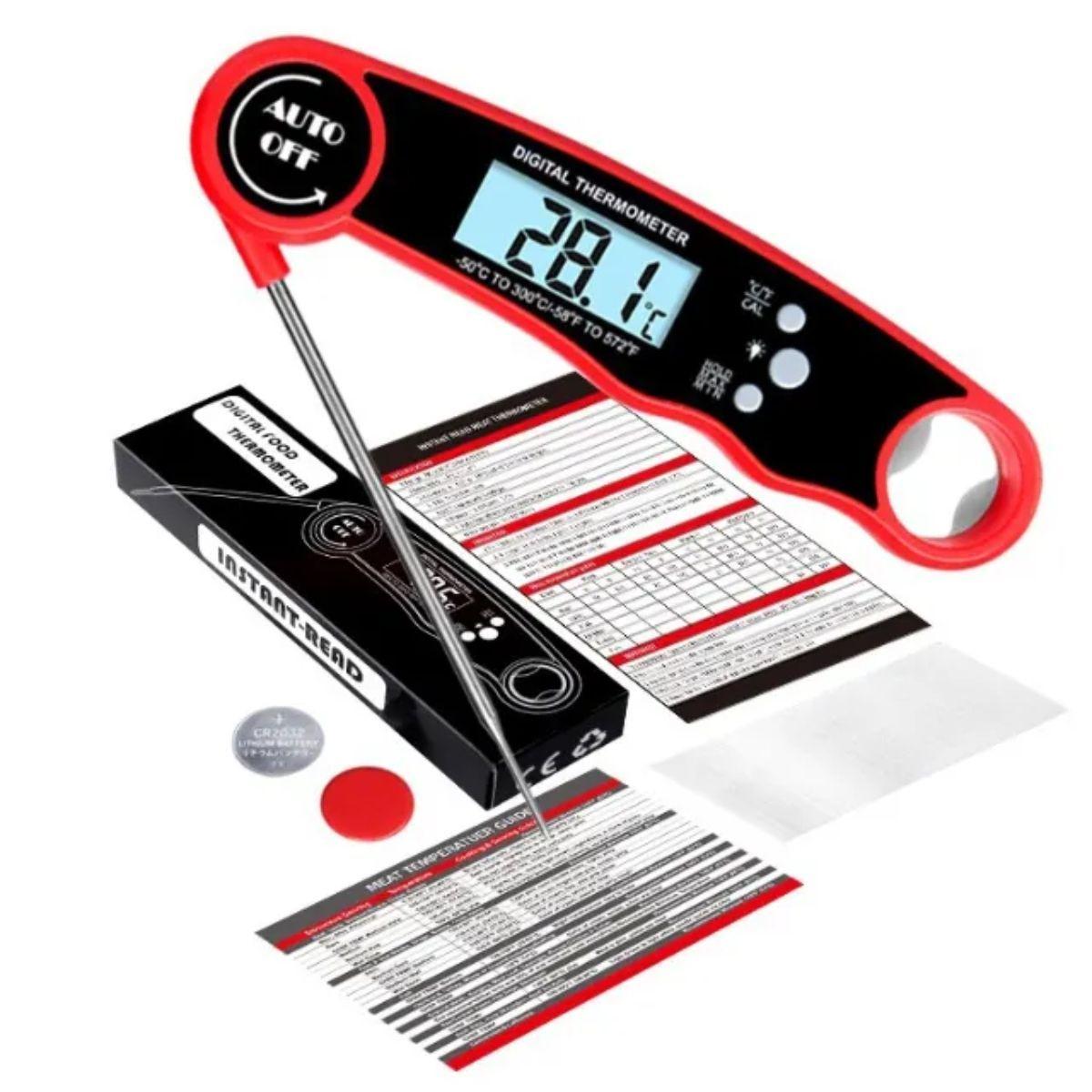 Termómetro Digital De Cocina Para Carnes Temperatura Instan-2
