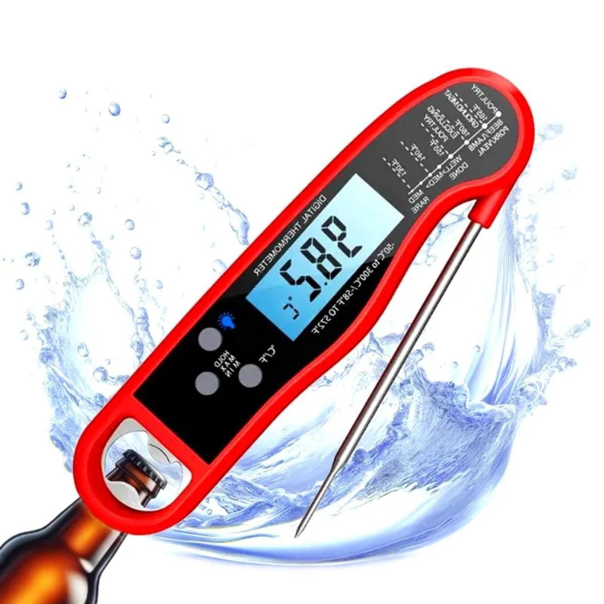 Termómetro Digital De Cocina Para Carnes Temperatura Instan-3