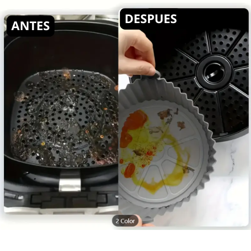 Pack X2 Forro De Silicona Reutilizable Para Freidora De Aire-3