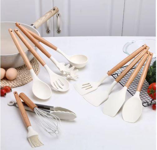 Juego De Utensilios Premium De Cocina Incluye Tazas Medidora-2