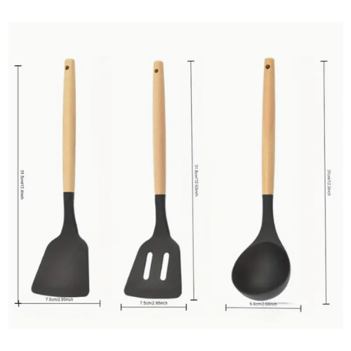 Juego De Utensilios De Cocina De 12 Piezas Premium-3