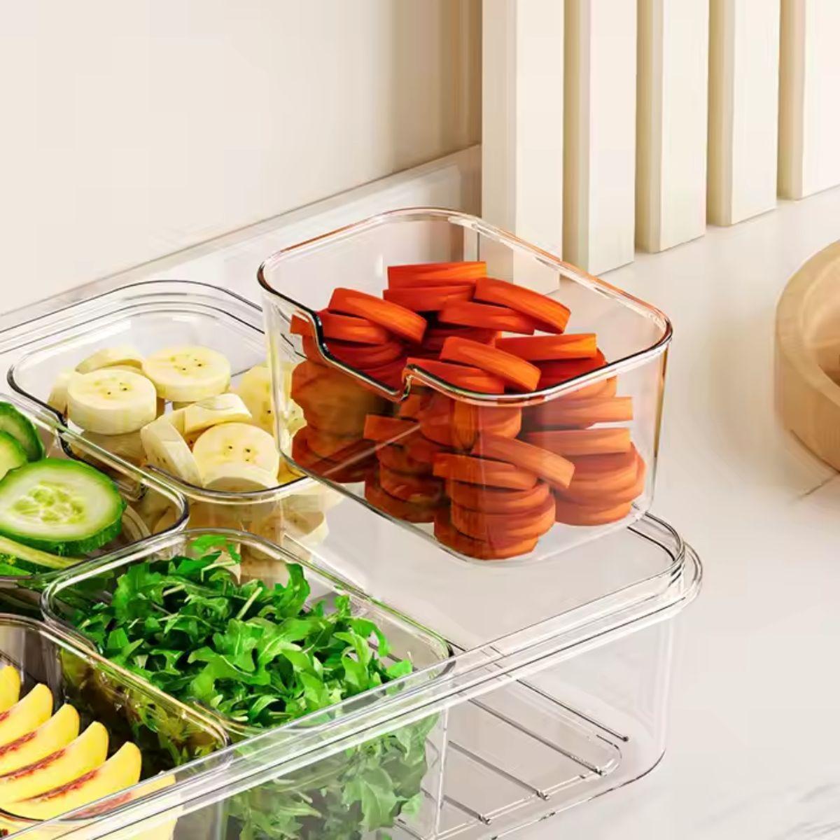 Contenedor Recipiente Hermético, 8 Compartimientos Plásticos-2
