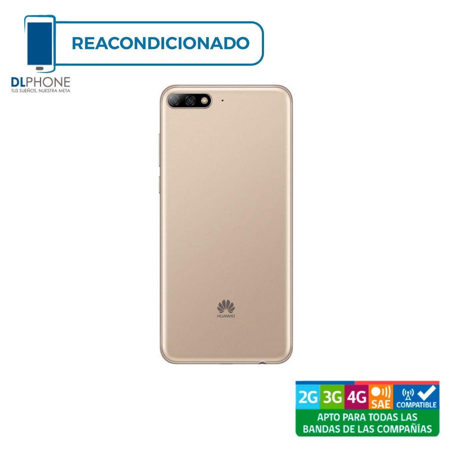 Huawei Y7 2018 16GB Dorado Reacondicionado-1