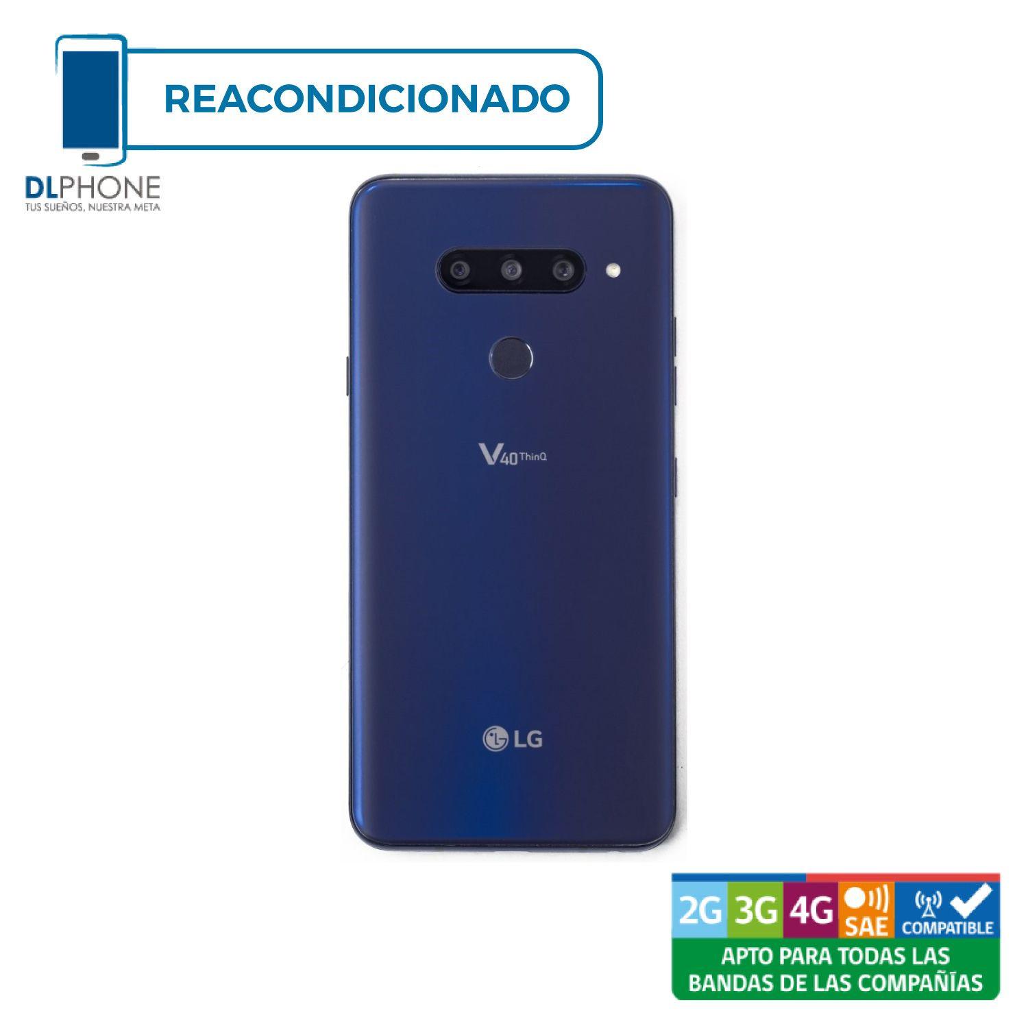 LG V40 ThinQ 128GB Azul Reacondicionado-1