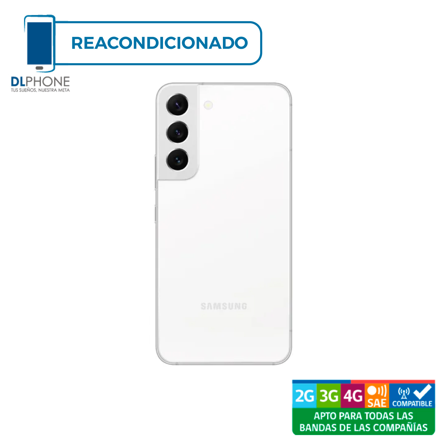 Samsung Galaxy S22 128GB Blanco Reacondicionado-1